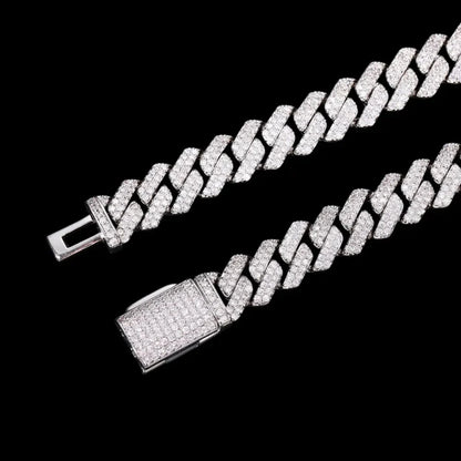 Iced Out Diamond Cuban Link Chain - 16mm