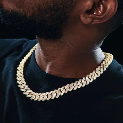 Iced Prong Cuban Chain - 14mm