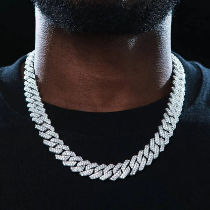 Iced Prong Cuban Chain - 14mm