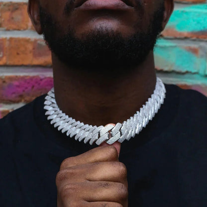 Iced Prong Cuban Chain - 19mm