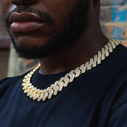 Iced Prong Cuban Chain - 19mm
