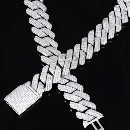 Iced Prong Cuban Chain - 19mm