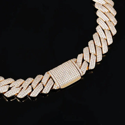 Iced Prong Cuban Chain - 19mm