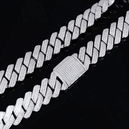 Iced Prong Cuban Chain - 19mm
