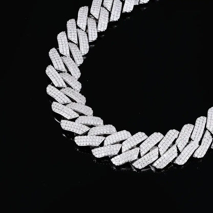 Iced Prong Cuban Chain - 19mm