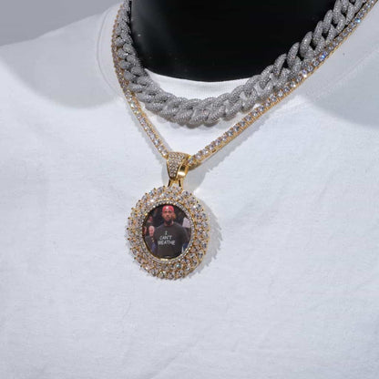 Large 3D Wheat Ear Custom Picture Pendant