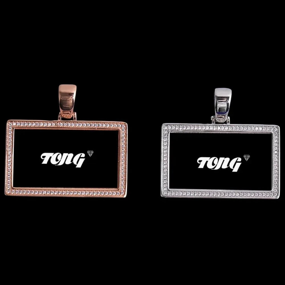 Photo Frame - Rectangular Memory Custom Photo Pendant