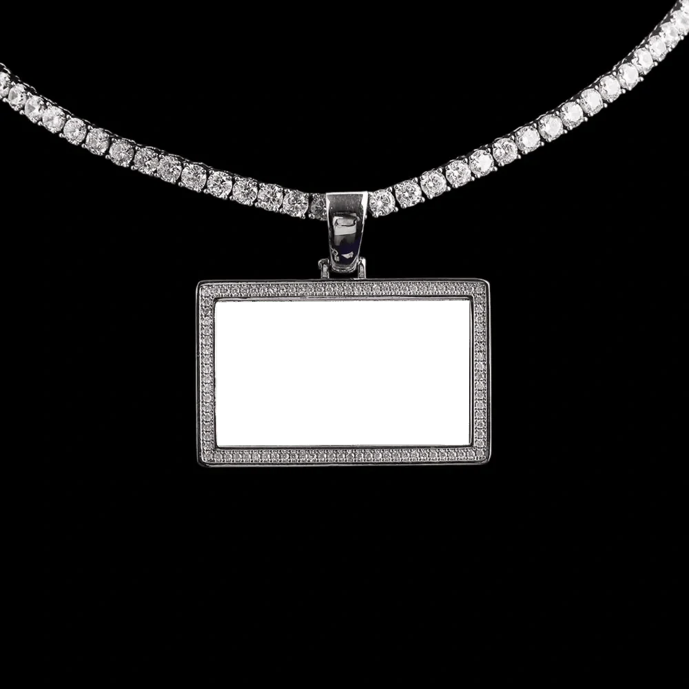 Photo Frame - Rectangular Memory Custom Photo Pendant