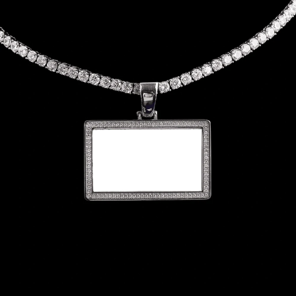Photo Frame - Rectangular Memory Custom Photo Pendant