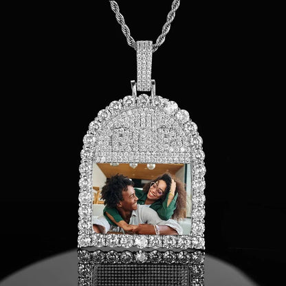 RIP Arch Memory Photo Frame Pendant - 52mm