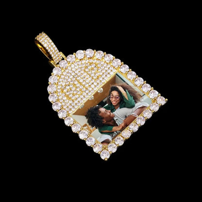 RIP Arch Memory Photo Frame Pendant - 52mm