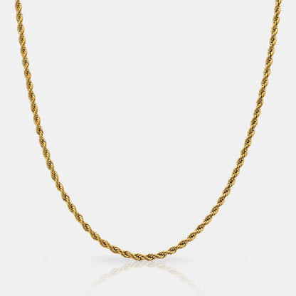 AURXYA Rope Chain – Gold 3mm