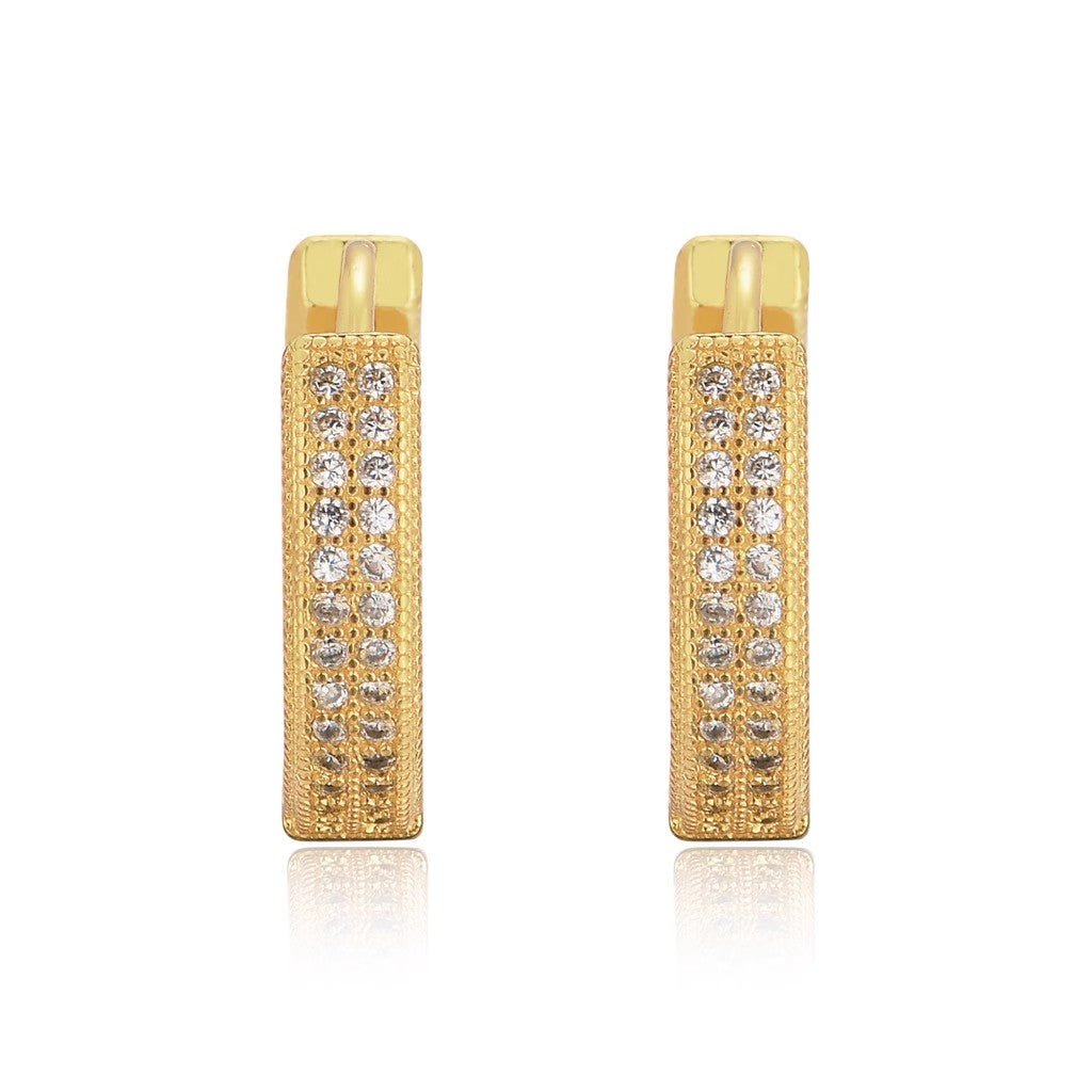 S925 Full Diamond Ice Earrings