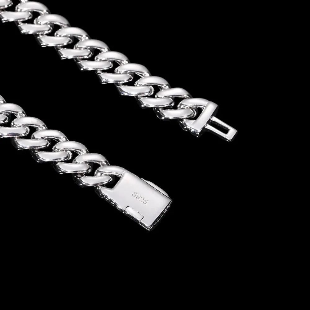 S925 & VVS Moissanite Iced Cuban Link Bracelet - 6mm