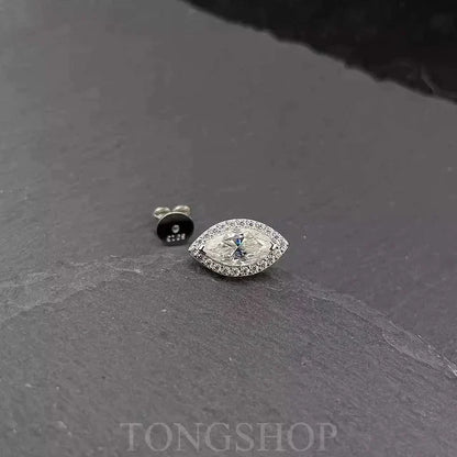 S925 VVS Moissanite Marquise 1 Carat Earrings Marquise Diamond